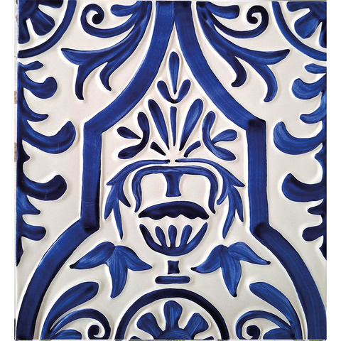 K 216 · blau dekoriert Bild: K 216 · blau dekoriert