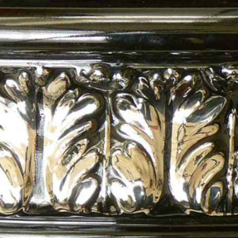 Bild: Mantelpiece 177 Glaze 1046, platinum decoration 
